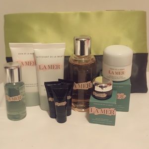 La Mer skincare set.